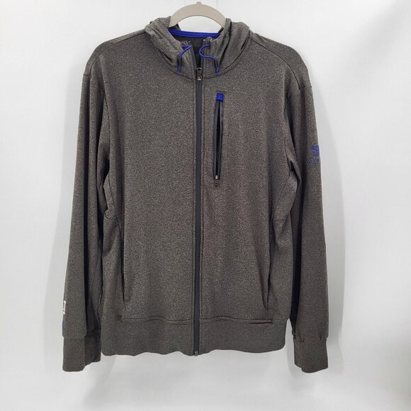 RLX Ralph Lauren x Silverleaf Full Zip Mens Medium Charcoal Performance Hoodie - Picture 1 of 10